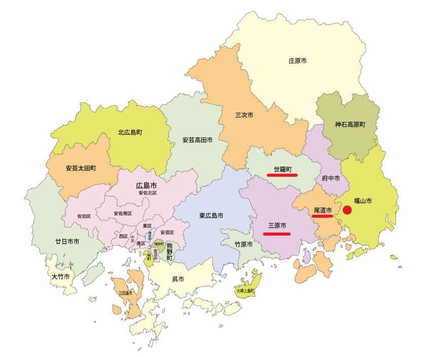 広島県地図